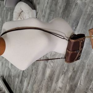 Brighton Brown Foldout Purse / Wallet with Hearts